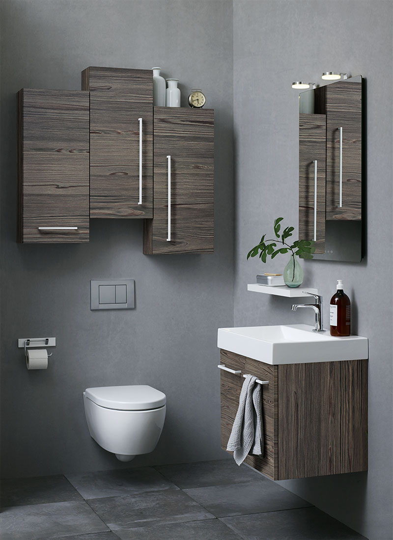 Overskap over doen for smart oppbevaring - Dansani inzo baderomsmøbler