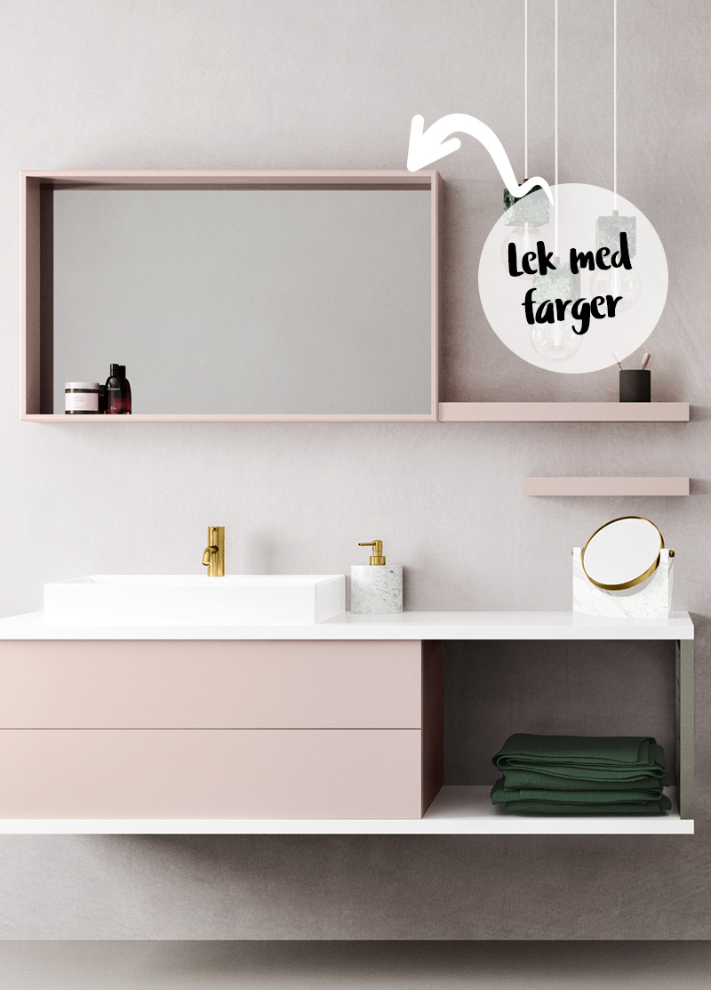 Speil i spesialfarge fra Dansani