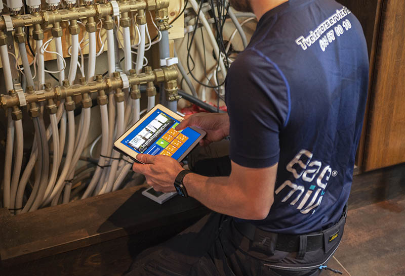 Oppgradert gulvvarmeanlegg med nytt appbasert styringssystem