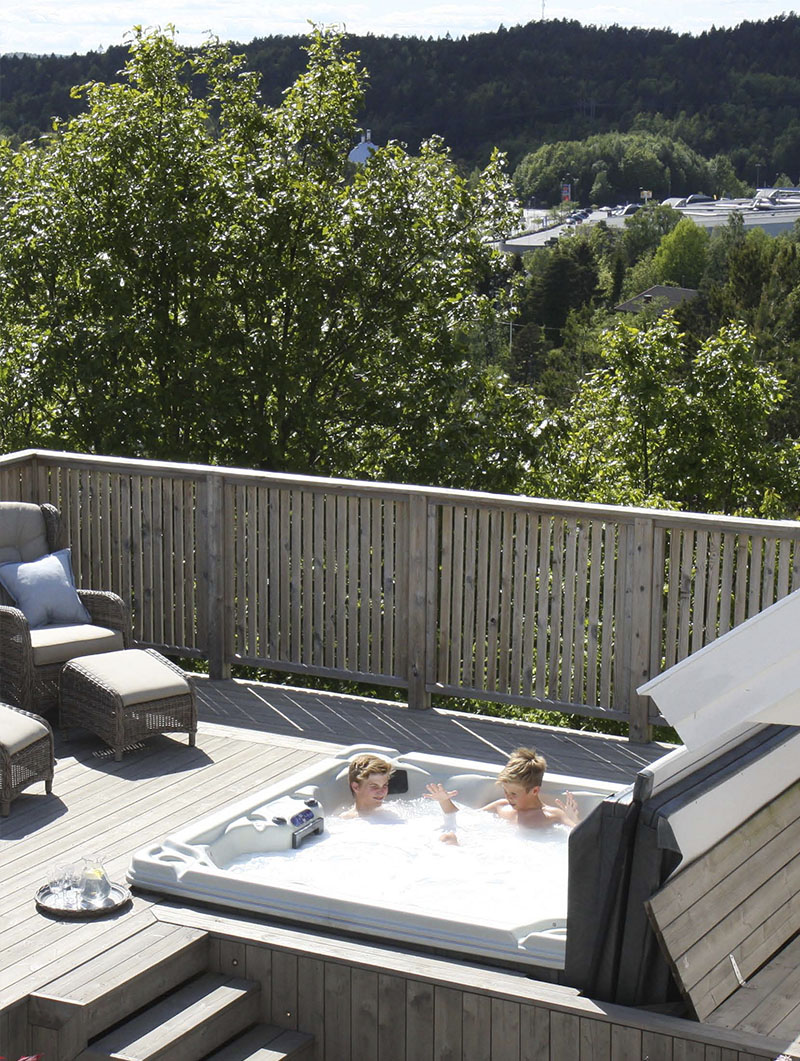 Vikingbad boblebad - klar til bruk uansett årstid | Bademiljø