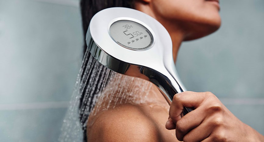 Oras Hydractiva digitalt dusjhode med med tilbakemeldinger i sanntid